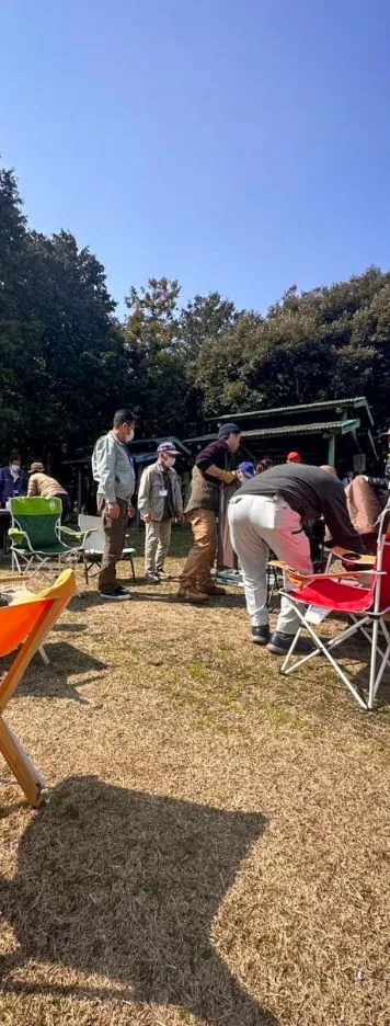 地域活動で、地域住民と行ったイベントの風景。